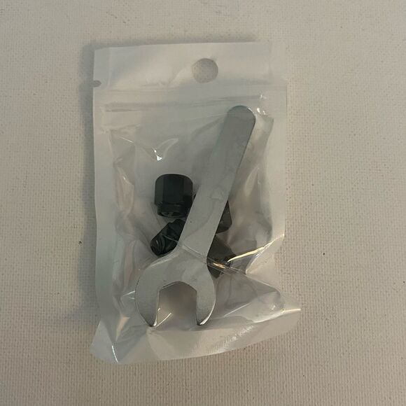 Lexus logo valve Stem caps in Black set of 4 with Logo NWT - Picture 4 of 4